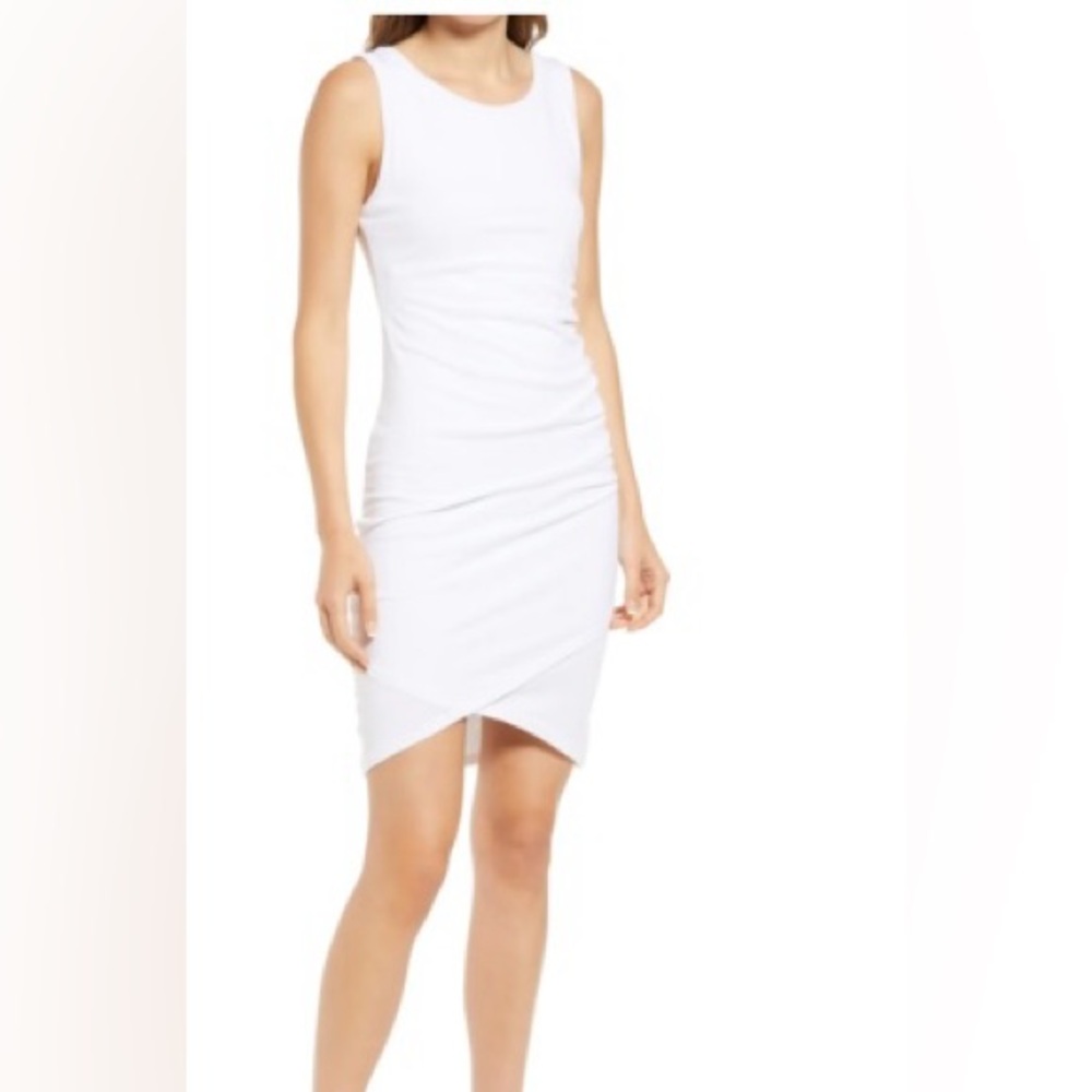 Ruched Side Sleeveless Dress